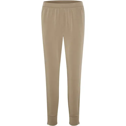 Relaxed Fit Sweat Pant in Dune , female, Sizes: 2XL - My Essential Wardrobe - Modalova