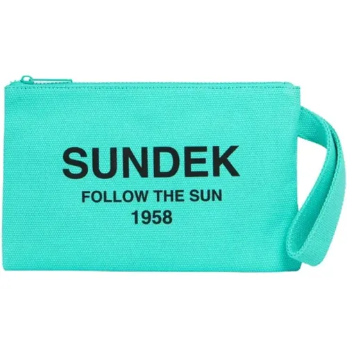 Minimalist Logo Pouch Sundek - Sundek - Modalova