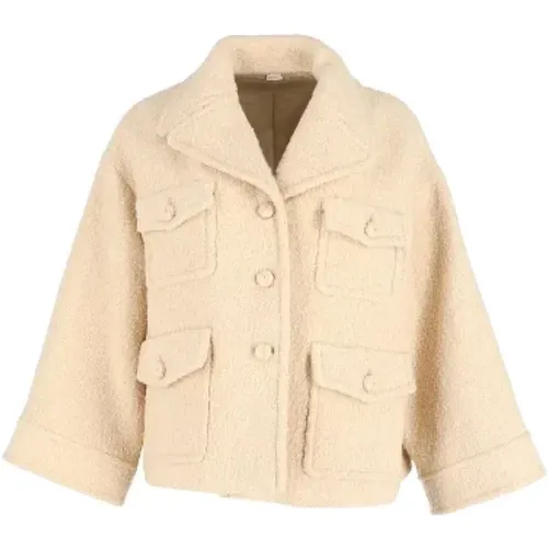 Pre-owned Wool outerwear , female, Sizes: S - Gucci Vintage - Modalova