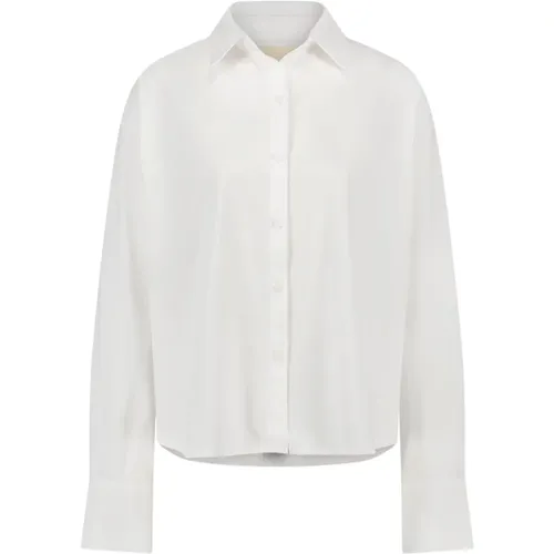 Elegante Buttoned Bluse in Weiß - Jane Lushka - Modalova