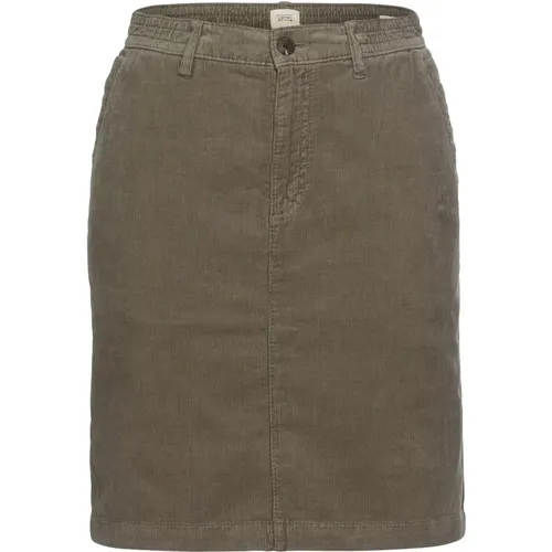 Elastic Waist Rock Skirt , female, Sizes: M, 2XL, XL - camel active - Modalova