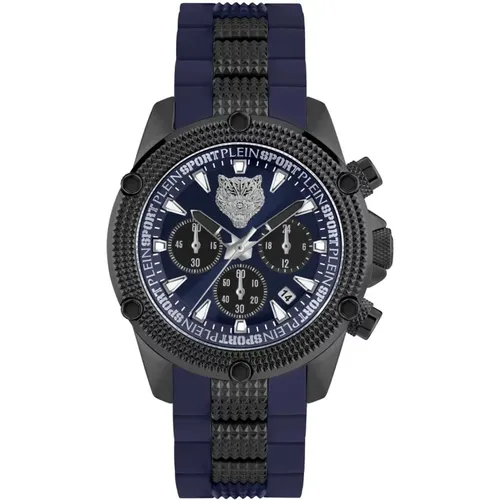 Hurricane Chrono Sport Watch , male, Sizes: ONE SIZE - Plein Sport - Modalova