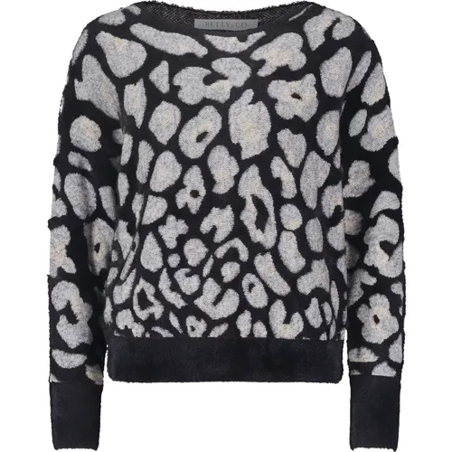 Jacquard Animal Print Pullover , Damen, Größe: XL - Betty & Co - Modalova