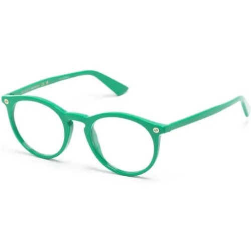 Grüner Optischer Rahmen Stilvoll und vielseitig , Herren, Größe: 49 MM - Gucci - Modalova