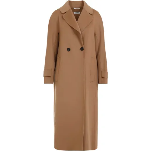 Elegant Wool Coat Nude Neutrals , female, Sizes: S - Max Mara - Modalova