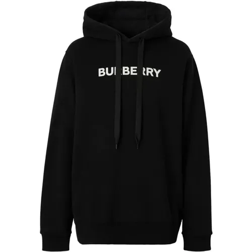 Logo Print Hoodie in , male, Sizes: L - Burberry - Modalova