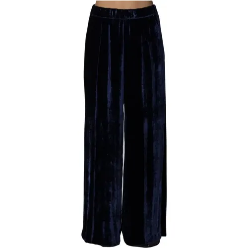 Wide Trousers , female, Sizes: XS - Semicouture - Modalova