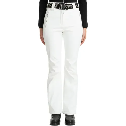 High Waist Ski Trousers with Belt , female, Sizes: S - Emporio Armani EA7 - Modalova