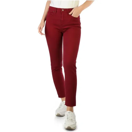 Slim Fit Button Fastening Jeans for Women , female, Sizes: W24 - Tommy Hilfiger - Modalova