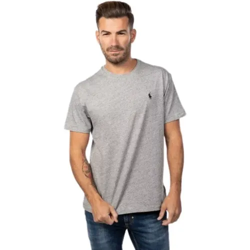 Herren Baumwoll T-Shirt , Herren, Größe: L - Ralph Lauren - Modalova