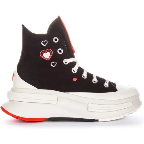 Textile Platform Sneakers , female, Sizes: 5 1/2 UK, 4 1/2 UK, 4 UK, 5 UK, 6 UK - Converse - Modalova