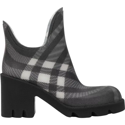 Low Marsh Heel Boot , female, Sizes: 7 UK, 3 UK - Burberry - Modalova