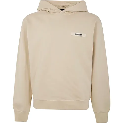 Gros Grain Hoodie,Schwarzer Gros Grain Hoodie - Jacquemus - Modalova