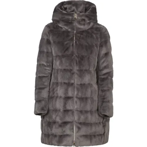 Graue Daunenjacke Stilvolle Frauen , Damen, Größe: 2XS - Herno - Modalova