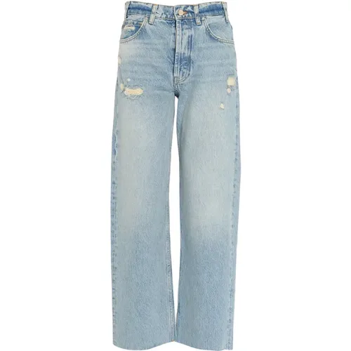 Light Faded Denim Boyfriend Jeans , female, Sizes: W30 - Anine Bing - Modalova