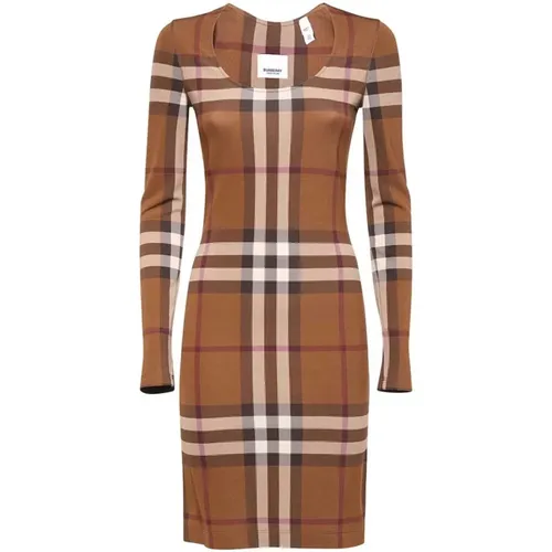 Dress Aw23 Long Sleeve Round Neck , female, Sizes: XS, 2XS - Burberry - Modalova