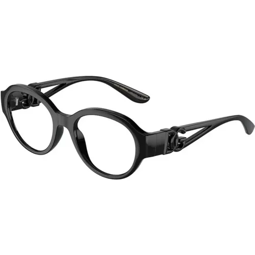 Stilvolle Schwarze Brille - Dolce & Gabbana - Modalova