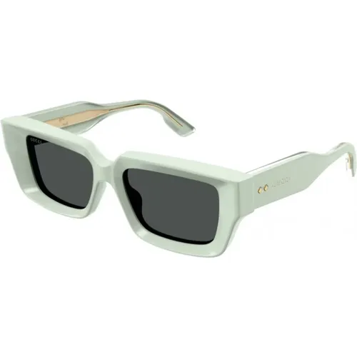 Stylish Sunglasses in with Grey Lenses , unisex, Sizes: 54 MM - Gucci - Modalova