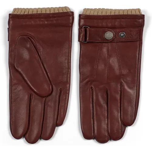 Hochwertige braune Lederhandschuhe für Männer , Herren, Größe: XL - Howard London - Modalova