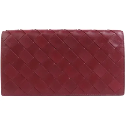 Pre-owned Leather wallets , female, Sizes: ONE SIZE - Bottega Veneta Vintage - Modalova