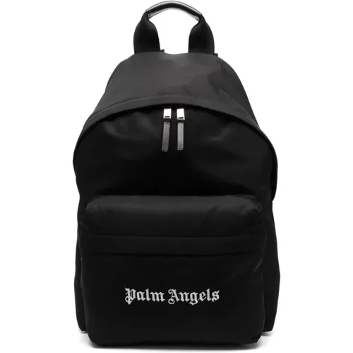 Icon Logo /White Backpack , male, Sizes: ONE SIZE - Palm Angels - Modalova