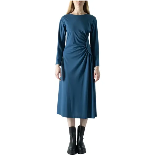 Elegantes Midi-Kleid mit Bootsausschnitt , Damen, Größe: S - Max Mara Weekend - Modalova