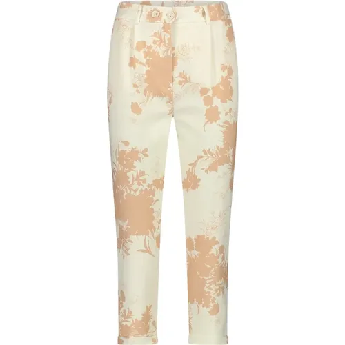 Chino Style Netty Pants , Damen, Größe: M - Jane Lushka - Modalova