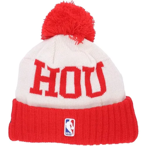 Houston Rockets Pom Pom Beanie Hat - new era - Modalova