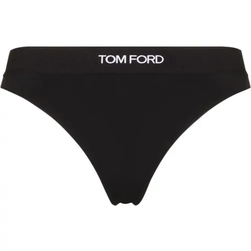 Logo-Waistband Thong , female, Sizes: XS, M, S, L - Tom Ford - Modalova