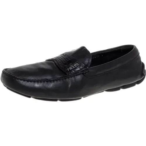 Pre-owned Leather flats , female, Sizes: 9 UK - Prada Vintage - Modalova