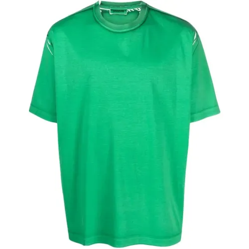 Grünes Baumwoll-T-Shirt Lanvin - Lanvin - Modalova
