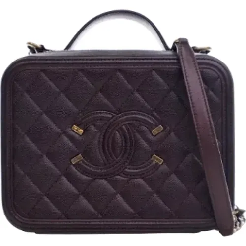 Pre-owned Leather chanel-bags , female, Sizes: ONE SIZE - Chanel Vintage - Modalova