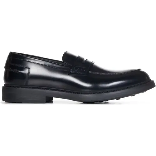 Schwarze Penny Loafers für Herren - Doucal's - Modalova