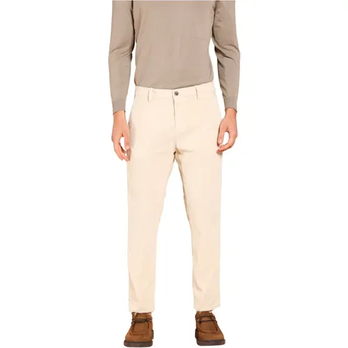 Samt Chino Hose, Carrot Fit , Herren, Größe: L - Mason's - Modalova