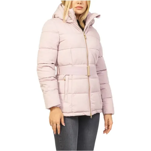 Rosa Synthetische Jacke für Damen , Damen, Größe: S - YES ZEE - Modalova