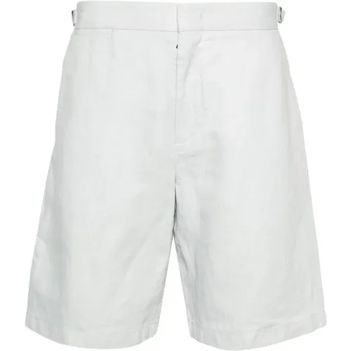 Norwich linen shorts , male, Sizes: W36, W38, W32, W34 - Orlebar Brown - Modalova