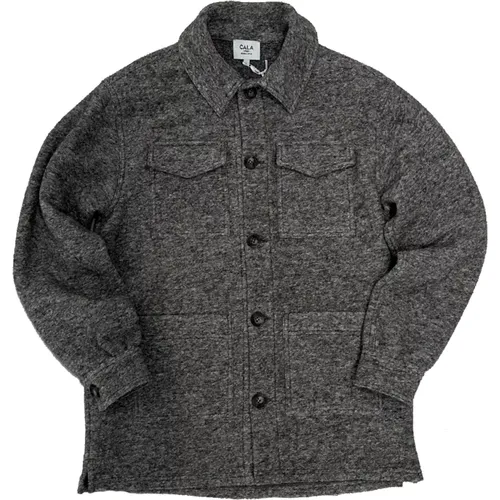 Multi-pocket Wool Vest - Grey , male, Sizes: L - Cala 1789 - Modalova