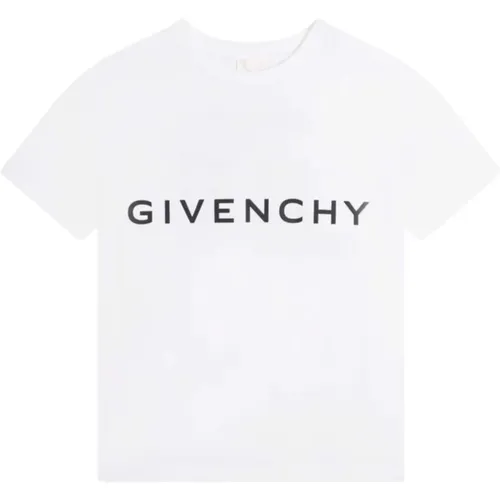 Weißes T-Shirt mit Logoaufdruck - Givenchy - Modalova