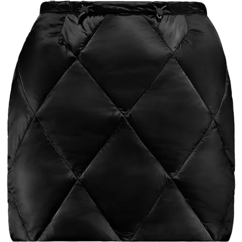 Short Quilted Nylon Skirt , female, Sizes: L, S, XL, M - BomBoogie - Modalova