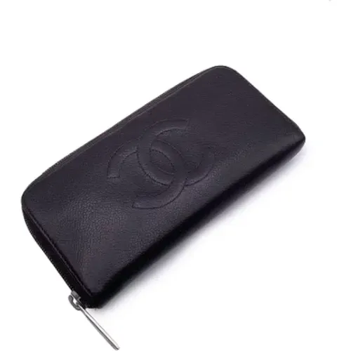 Pre-owned Leather wallets , female, Sizes: ONE SIZE - Chanel Vintage - Modalova