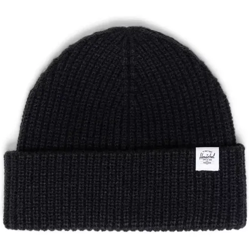 Schwarze Baumwoll Watch Cap Beanie - Herschel - Modalova