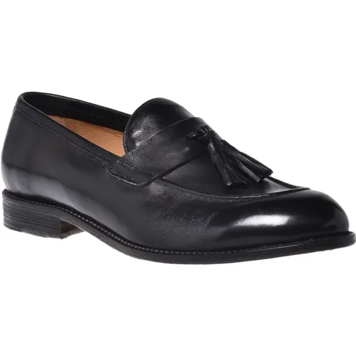 Loafer in calfskin , Herren, Größe: 46 EU - Baldinini - Modalova