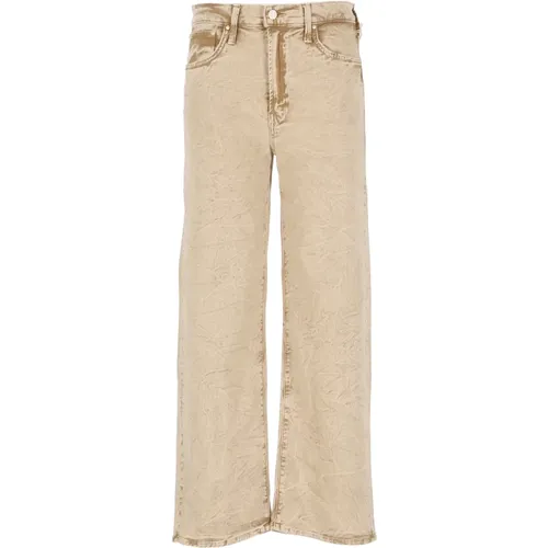 Cotton Jeans with Belt Loops , female, Sizes: W25, W24 - Mother - Modalova