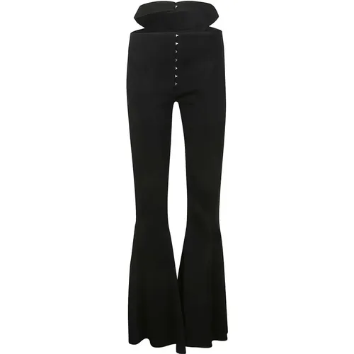 Pa0417 Trouser , female, Sizes: M, S - Mugler - Modalova