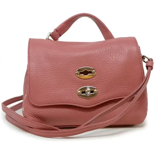 Rosa Lederhandtasche Aw24 Zanellato - Zanellato - Modalova