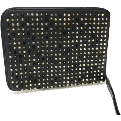 Pre-owned Leder clutches , Damen, Größe: ONE Size - Christian Louboutin Pre-owned - Modalova