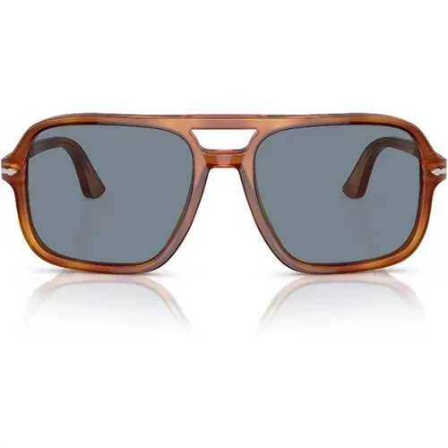 Moderne Rechteckige Sonnenbrille , Damen, Größe: ONE Size - Persol - Modalova