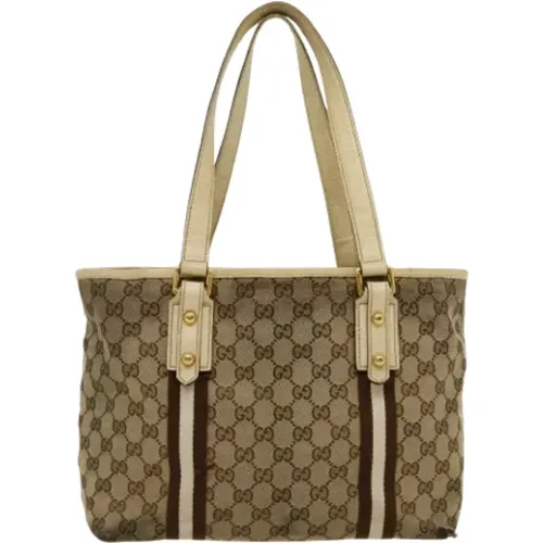 Pre-owned Canvas gucci-bags , female, Sizes: ONE SIZE - Gucci Vintage - Modalova