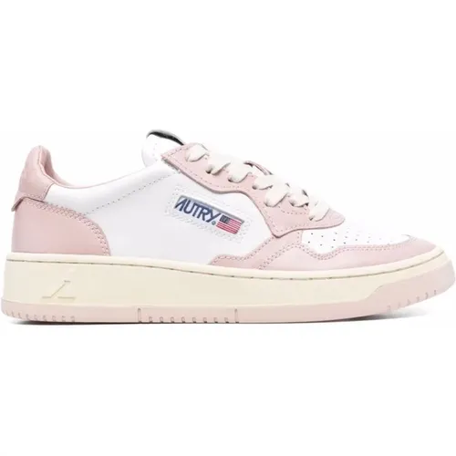 Medalist Sneakers White Logo Patch , female, Sizes: 3 UK, 2 UK - Autry - Modalova