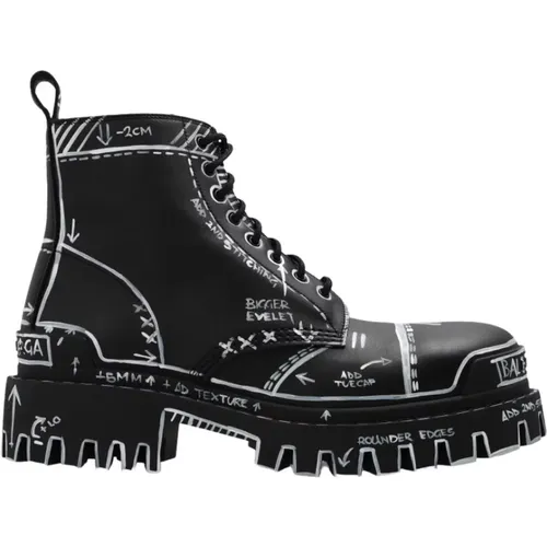‘Strike’ ankle boots , male, Sizes: 6 UK - Balenciaga - Modalova
